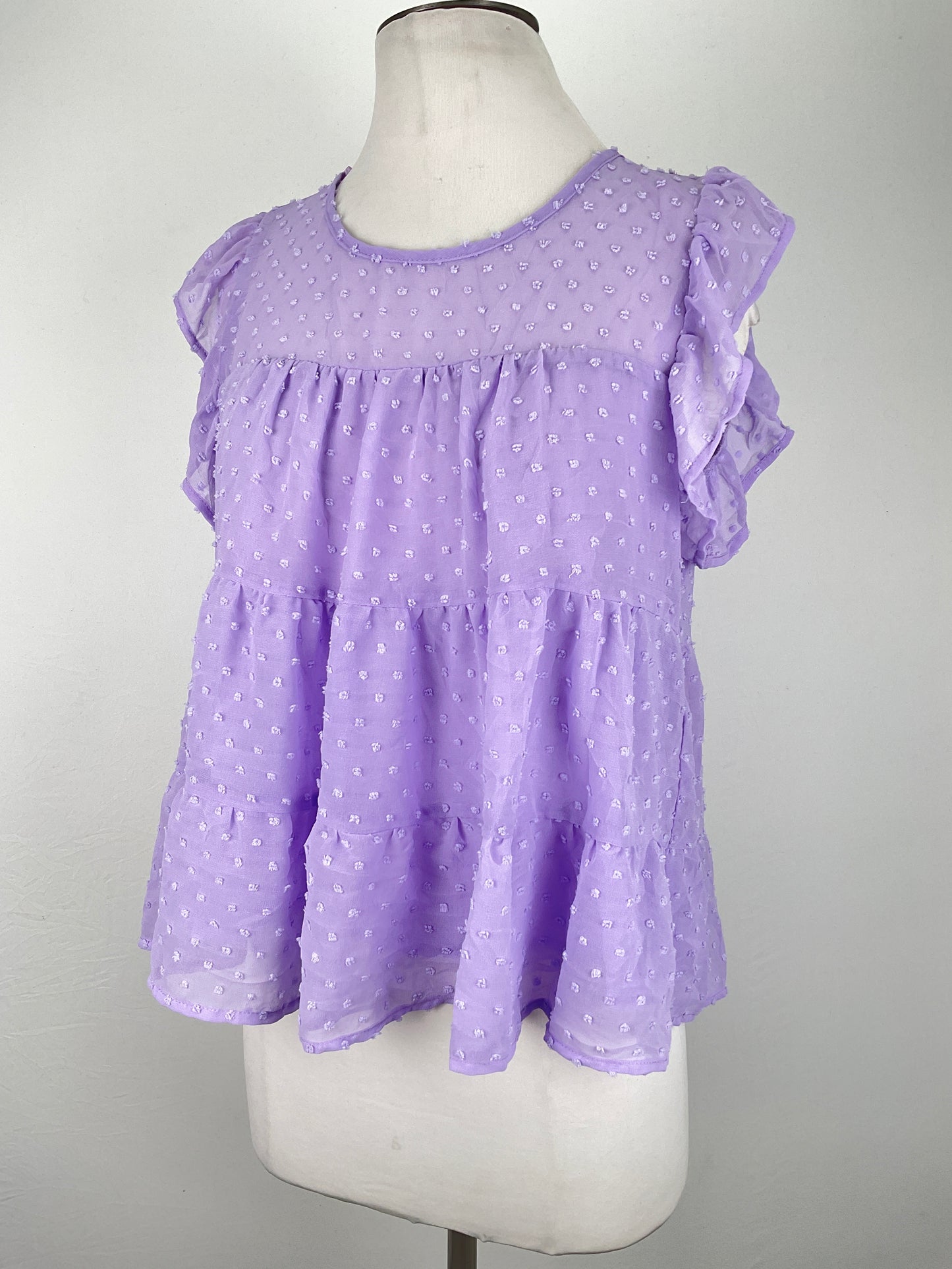 Blusa Lila de Lunares Mi Ami