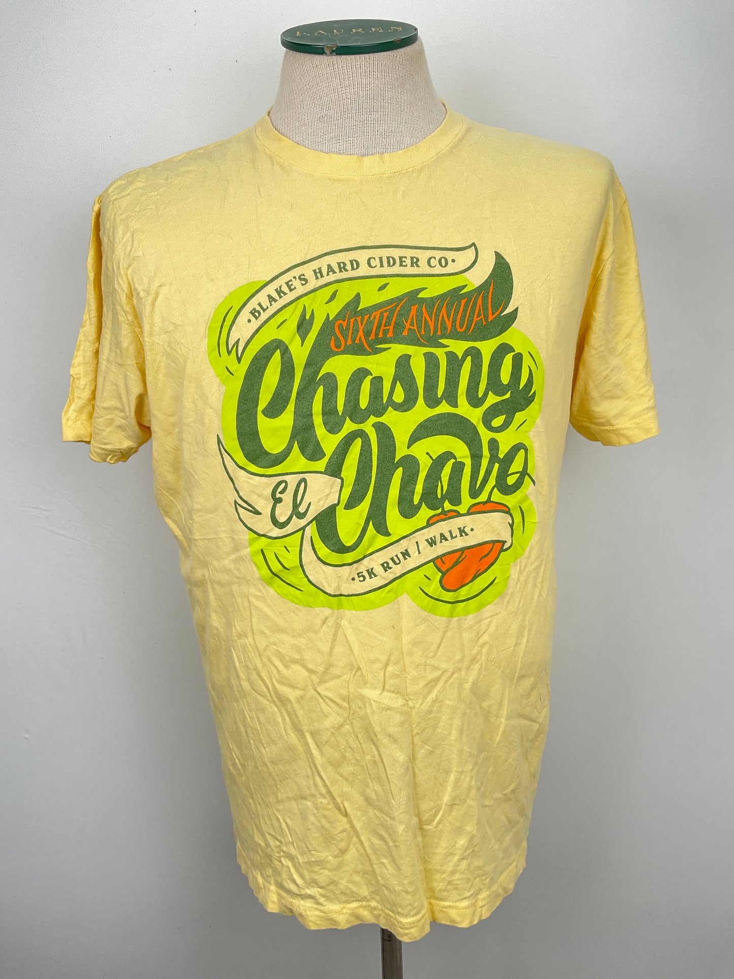 Camiseta Amarillo Next Level