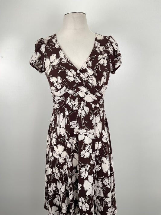 Vestido Marrón Floral American