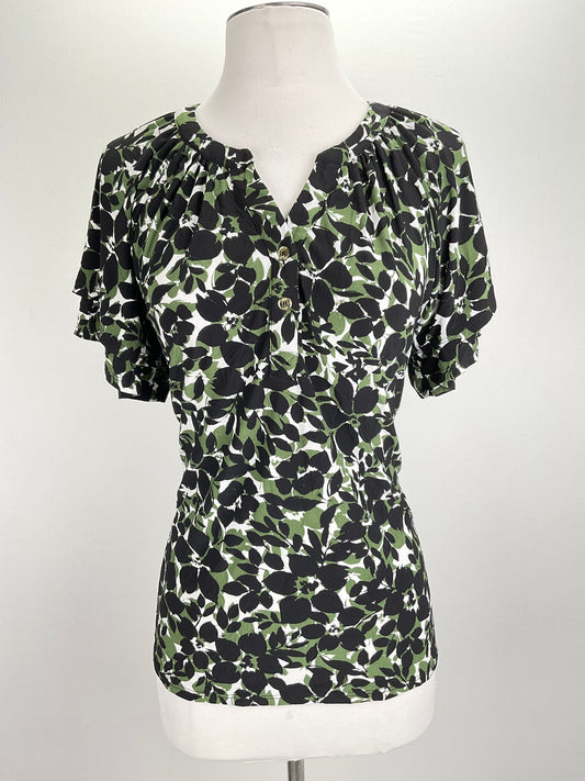 Blusa Verde Floral Variangis