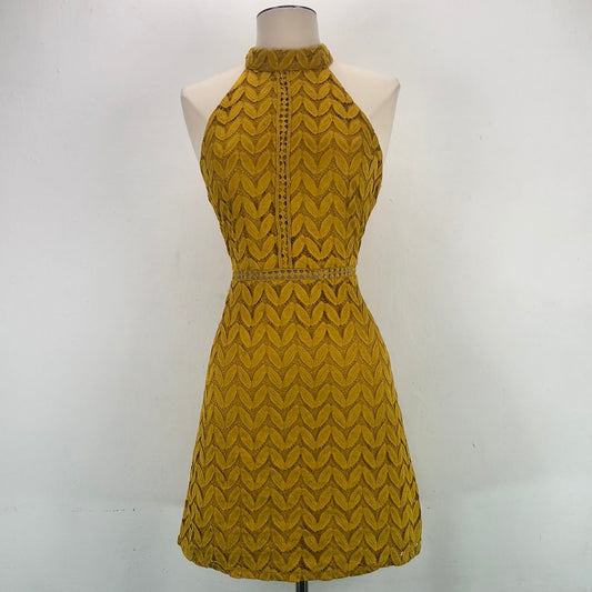 Vestido Amarillo de Encaje Blm Pepper