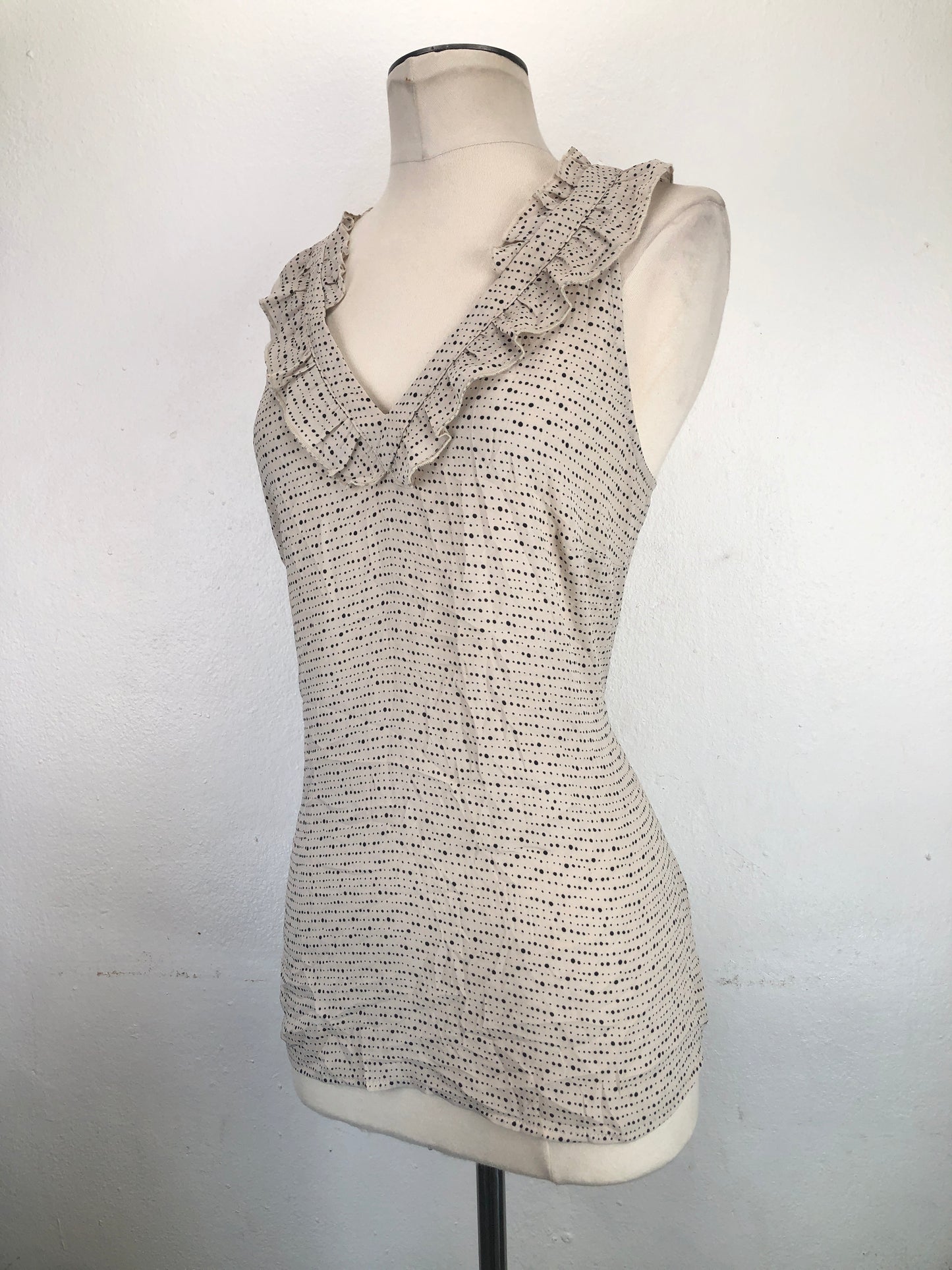 Blusa Crema de Lunares Cabi