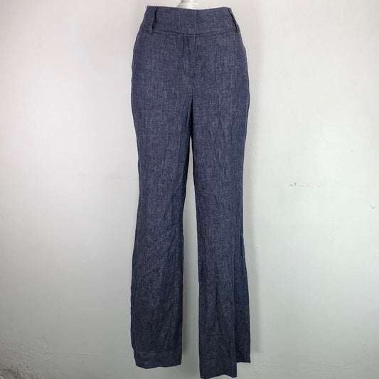 Pantalon de Vestir Azul Loft