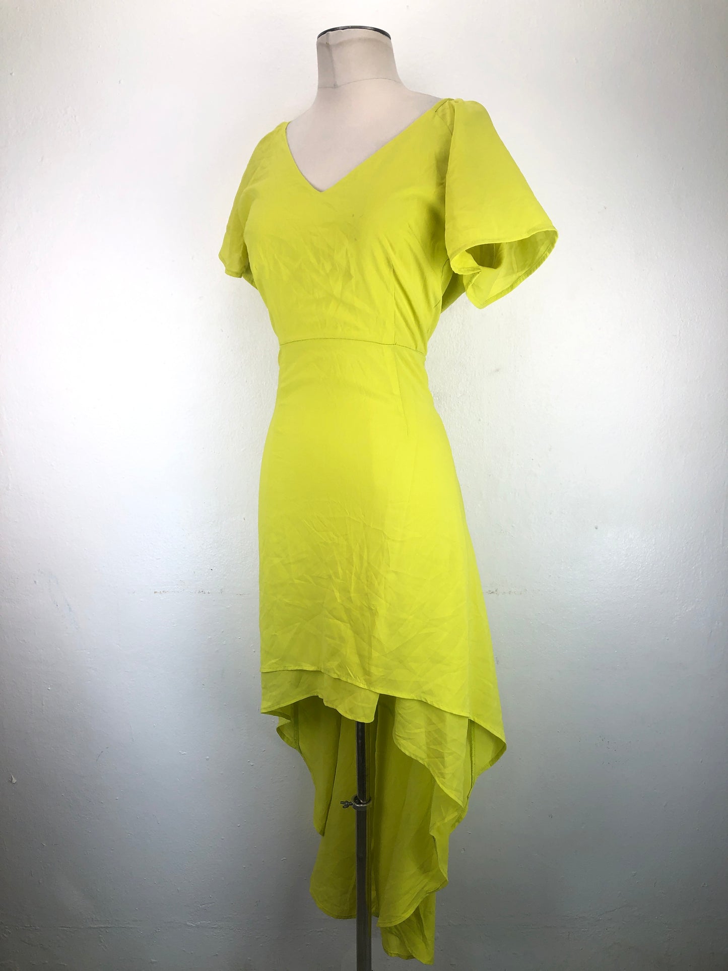 Vestido Verde limon Haddudyi
