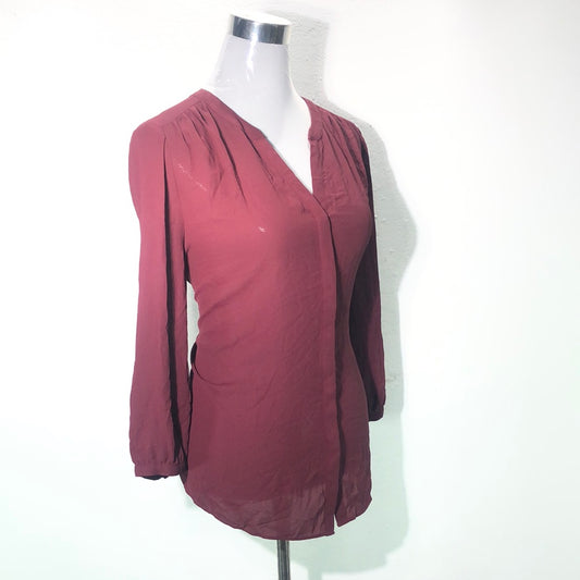 Blusa Rojo Vino NYDJ