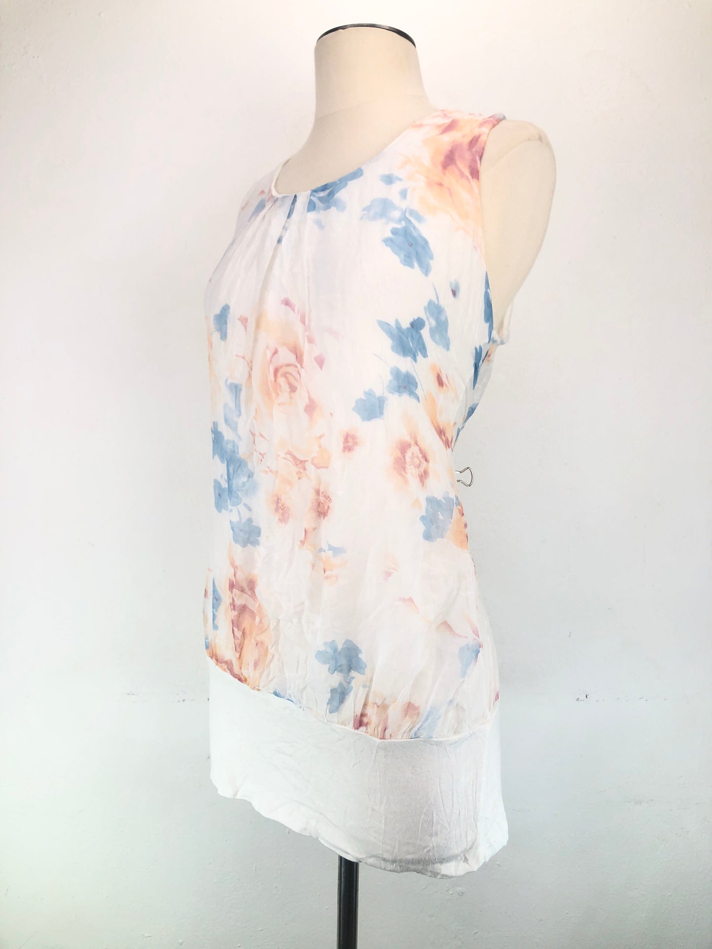 Blusa Blanco de Floral Elena Baldi