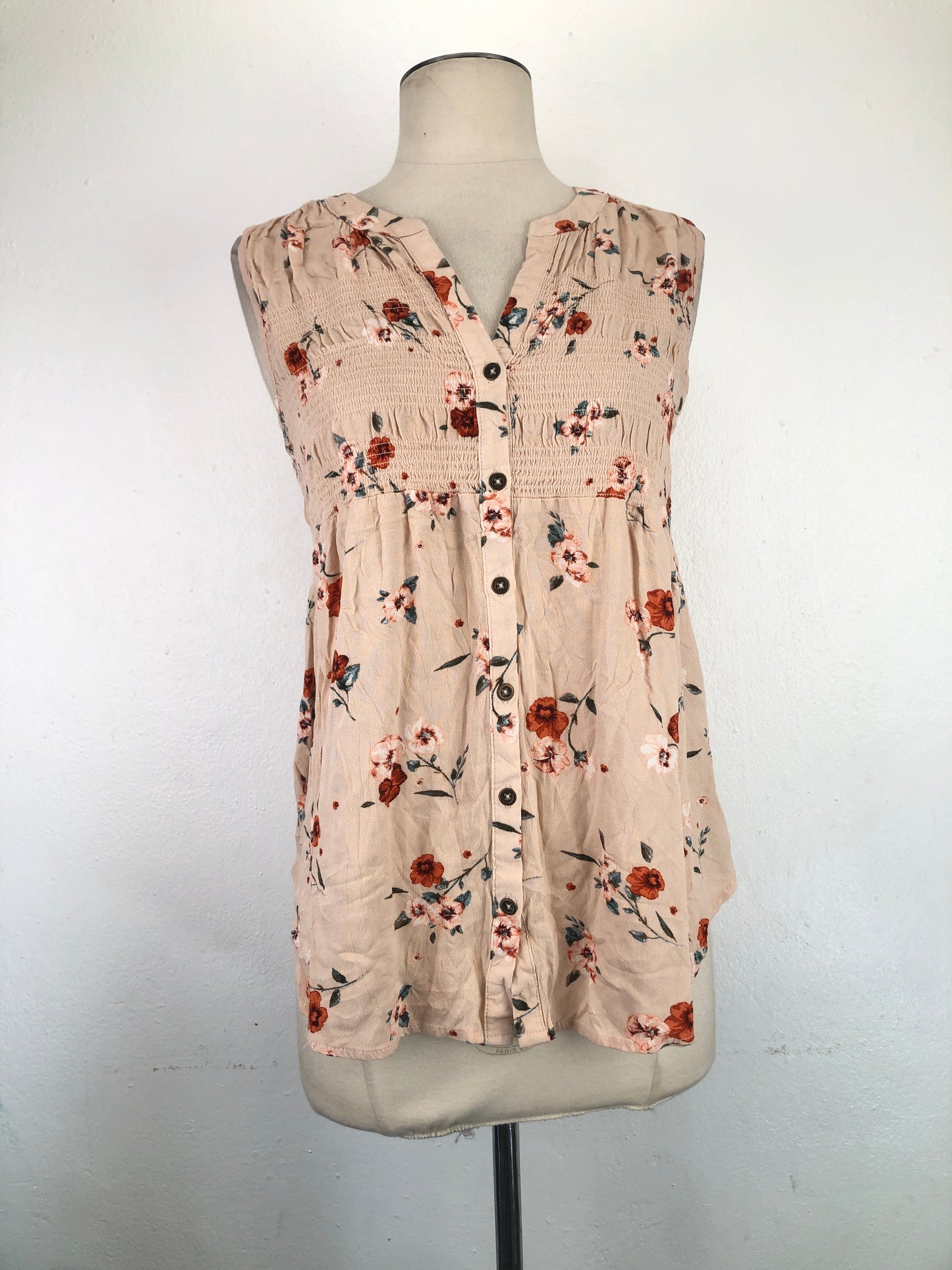 942550Blusa Crema De FloresKno Rose