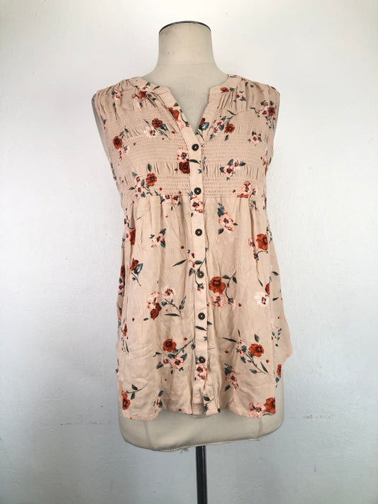 Blusa Crema De FloresKno Rose