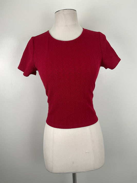 Blusa Rojo Vino Forever 21