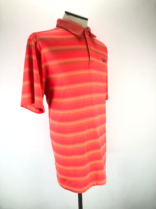 Camiseta Naranja de Rayas Under Amour