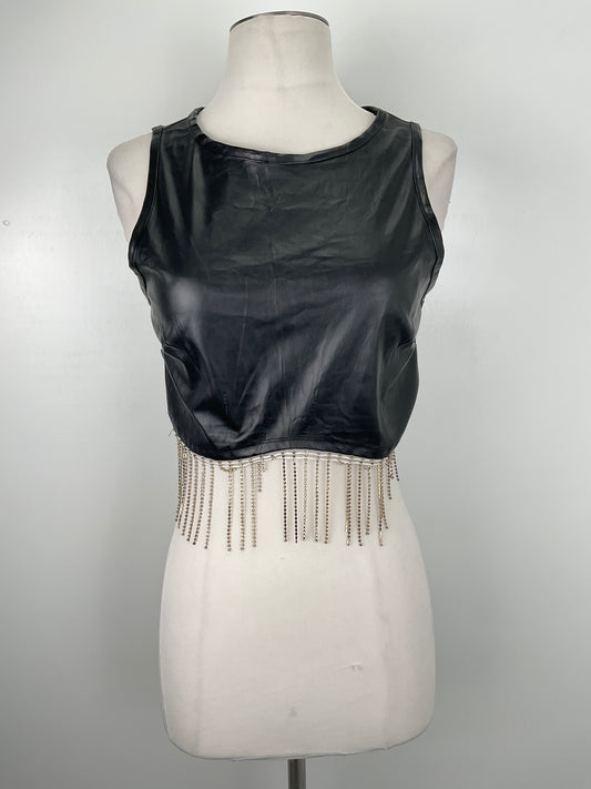 Blusa Negro Leder Liz Sara