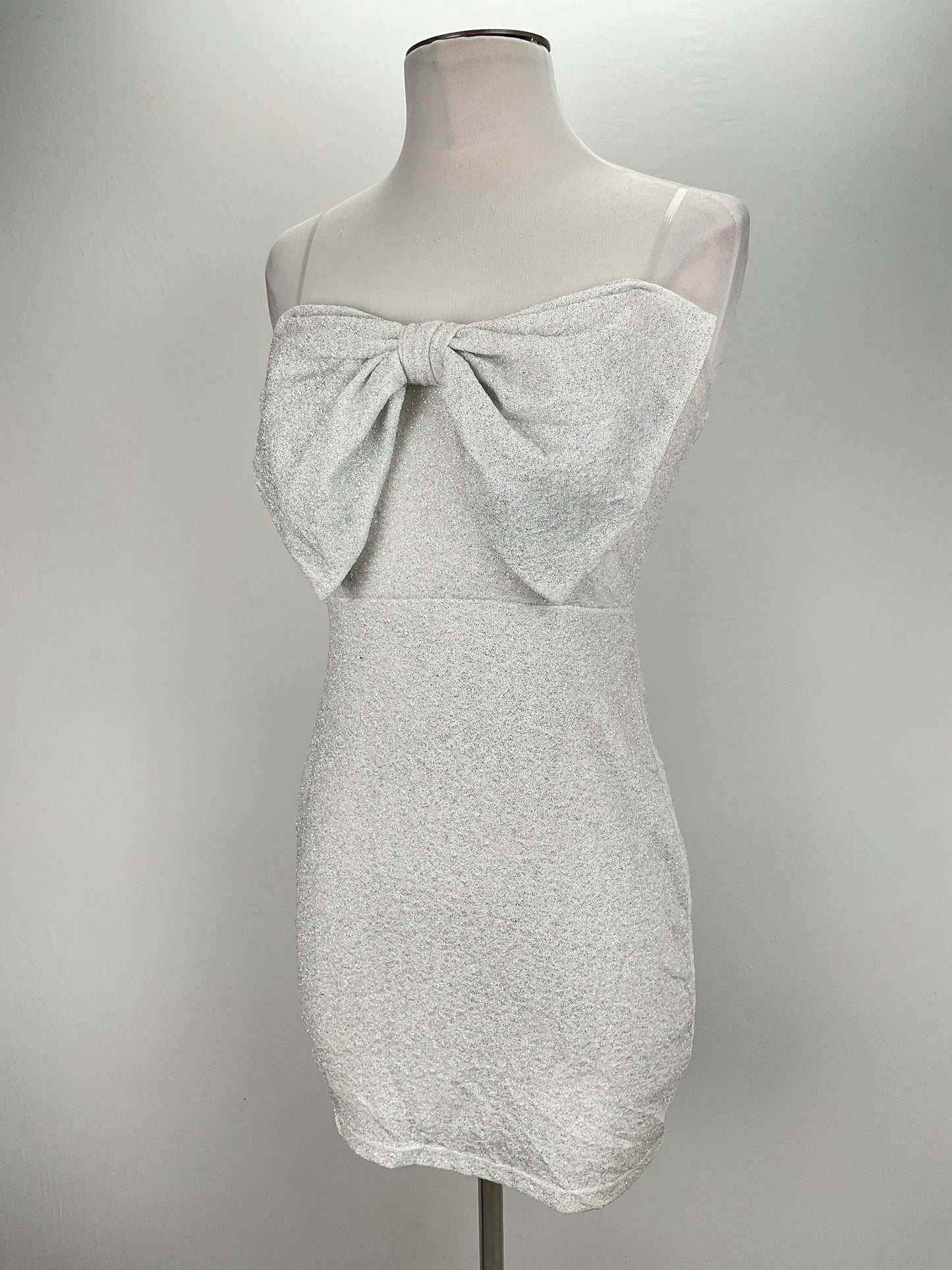 Vestido Blanco de Brillo Lovely Day