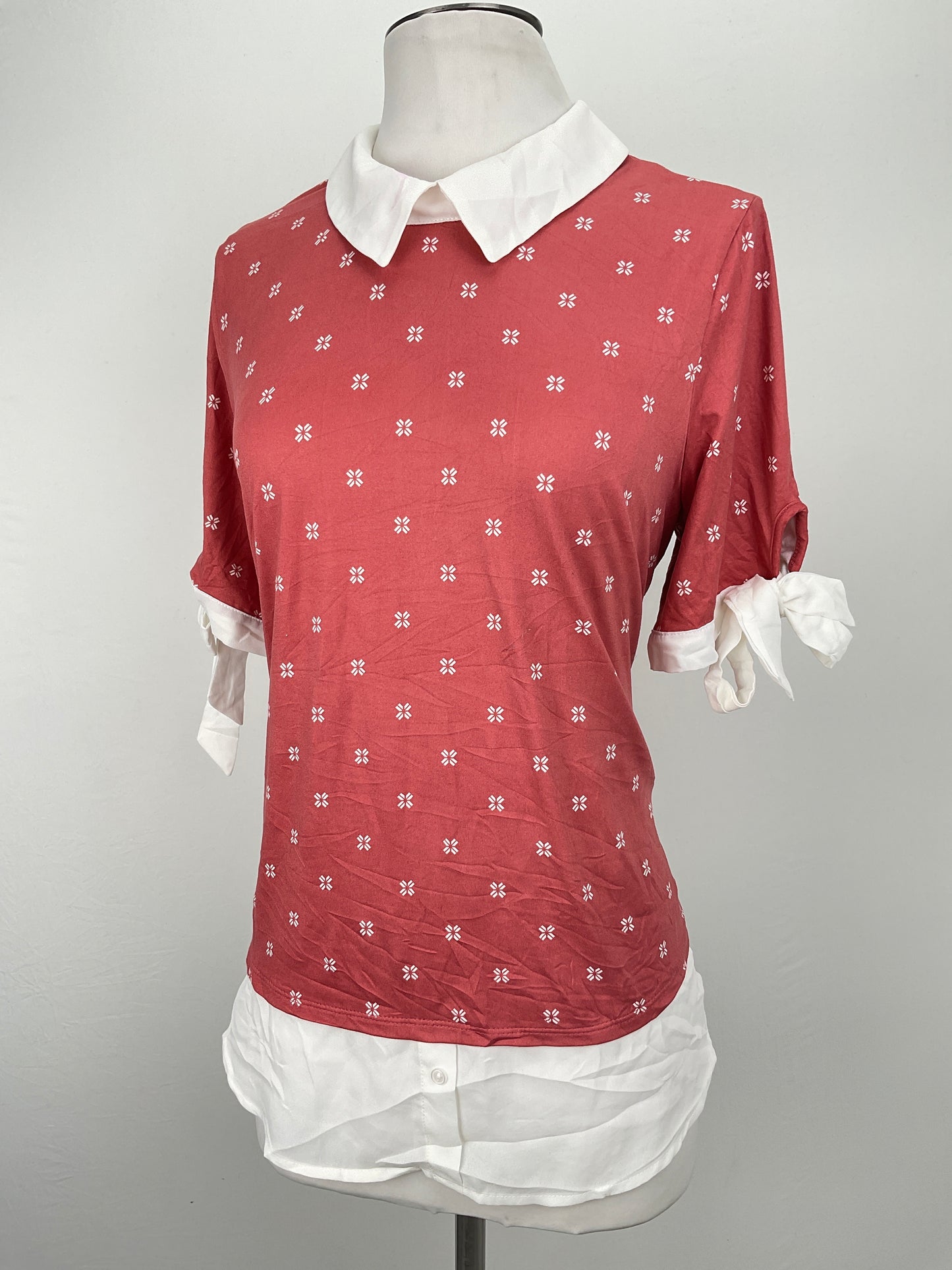 Blusa Rosado Floral Faith and joy