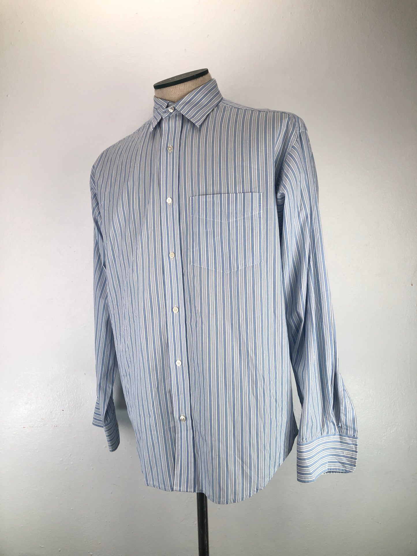 Camisa Azul claro de Cuadro Banana Republic