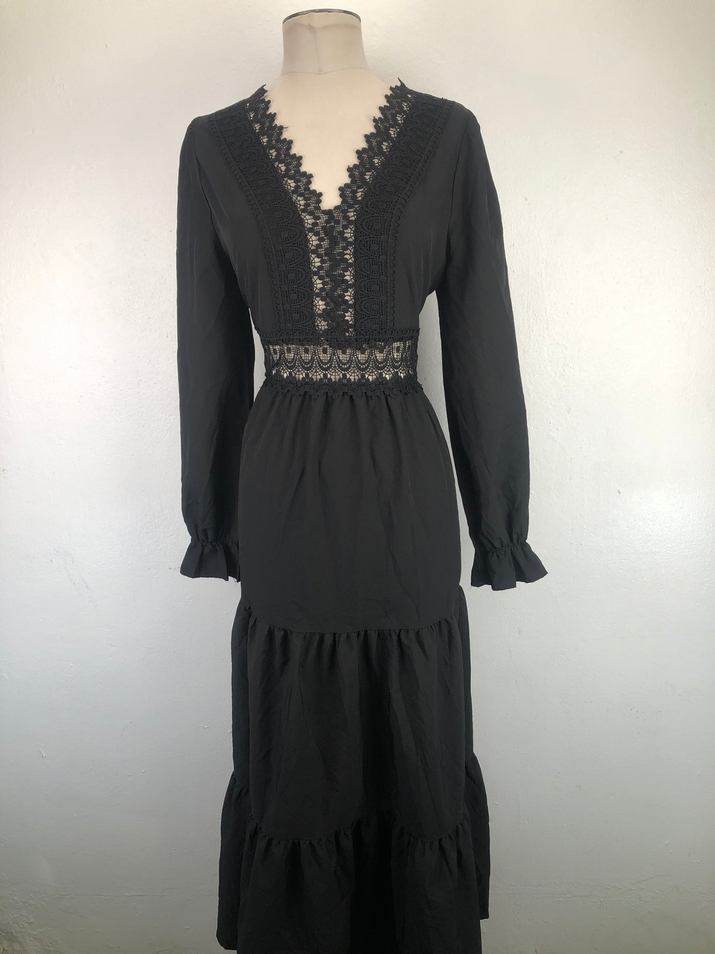 Vestido Negro Variangis