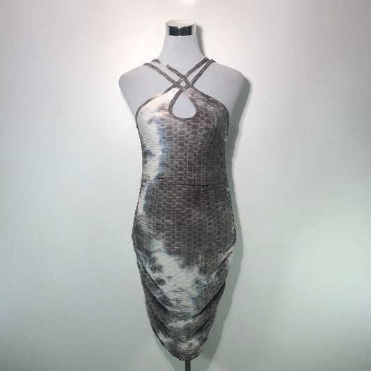 Vestido Gris Hot Kiss