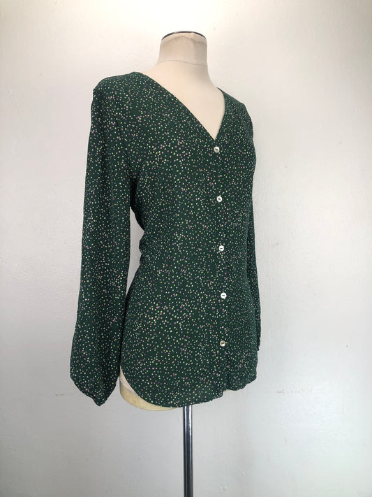Blusa Verde de Lunares West Kei