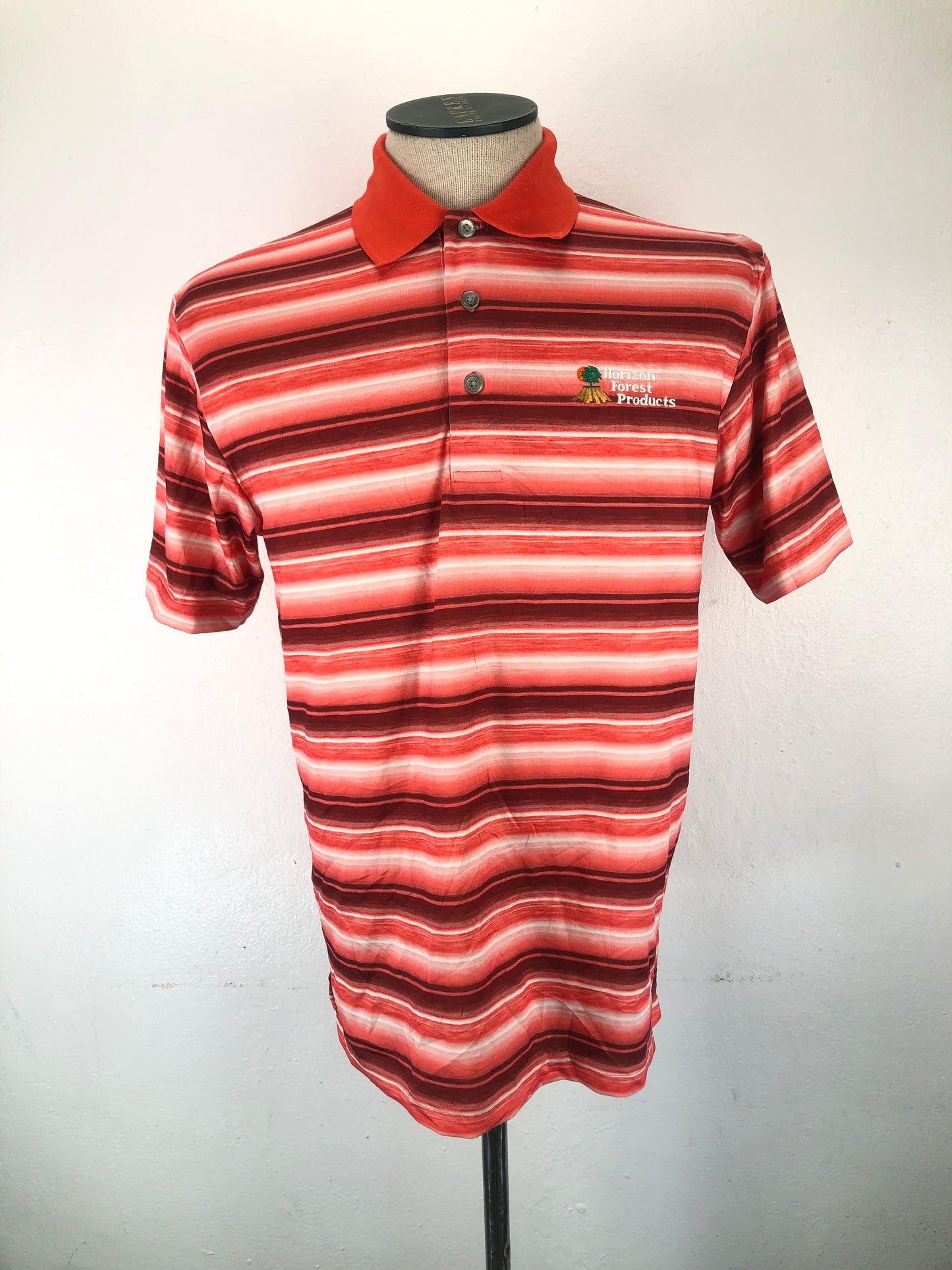 Camiseta Naranja de Rayas Pro Tour