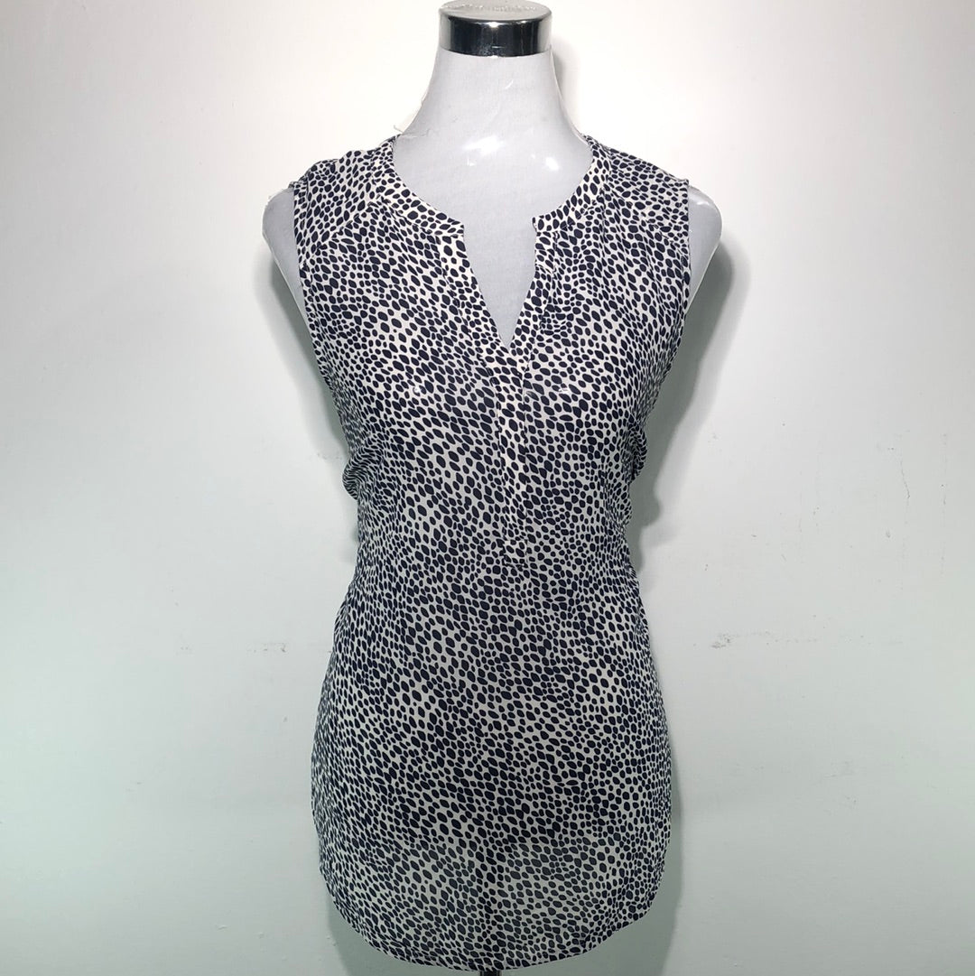 Blusa Azul de Lunares Lila Rose