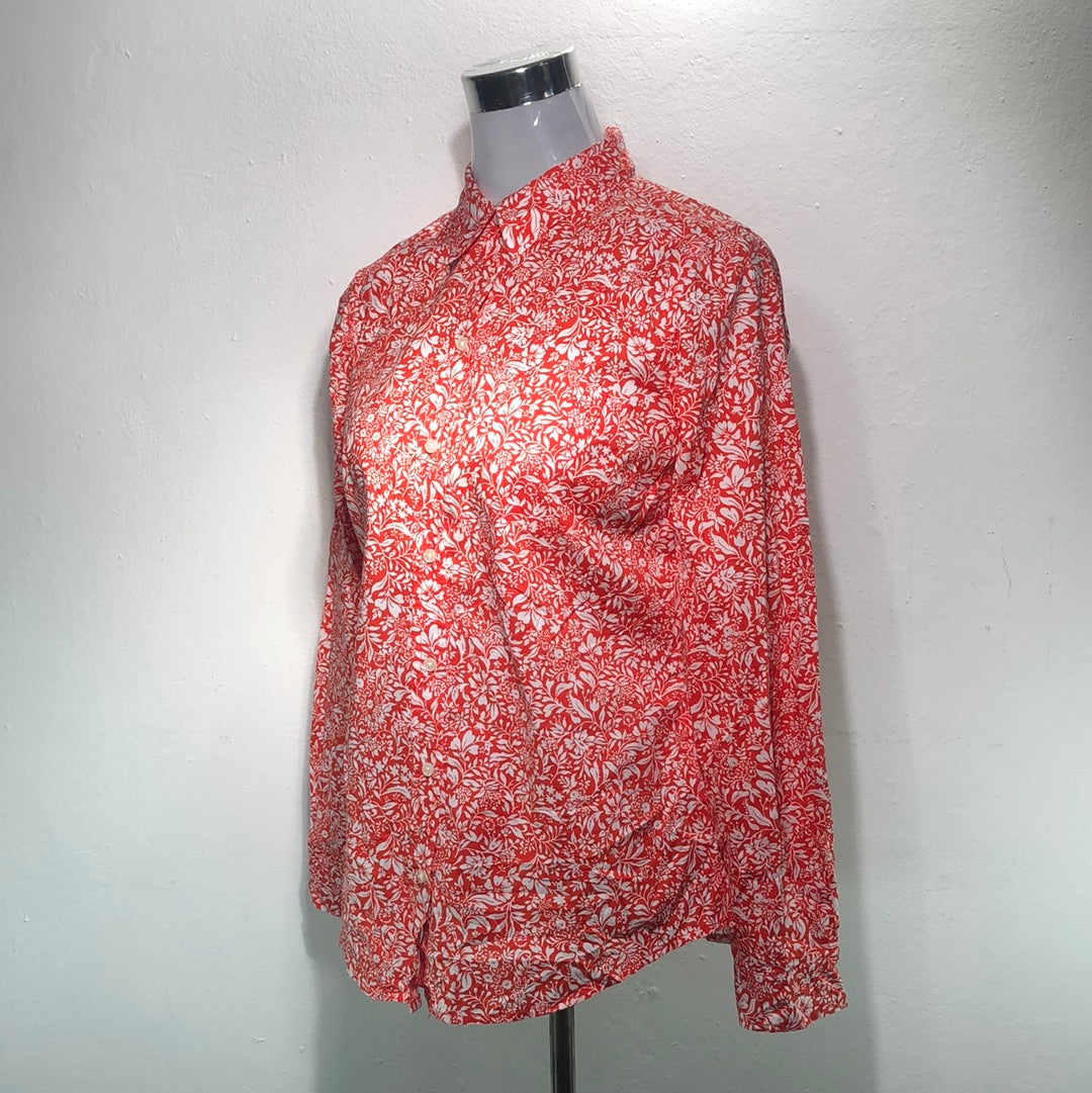 Camisa Rojo de Flores Old Navy