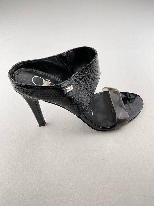 Zapatilla Negro de Tacón Calvin Klein