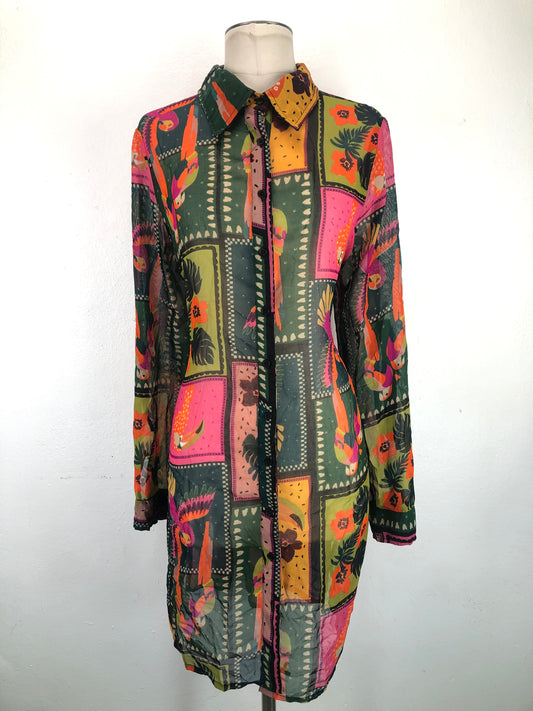 Vestido Camisero Multicolor Live 4 Truth