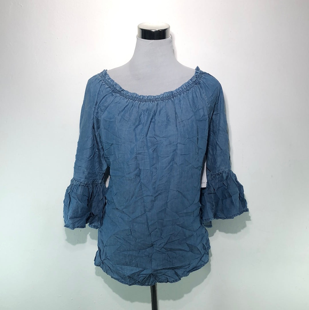 Blusa Jeans Azul Karen Kane