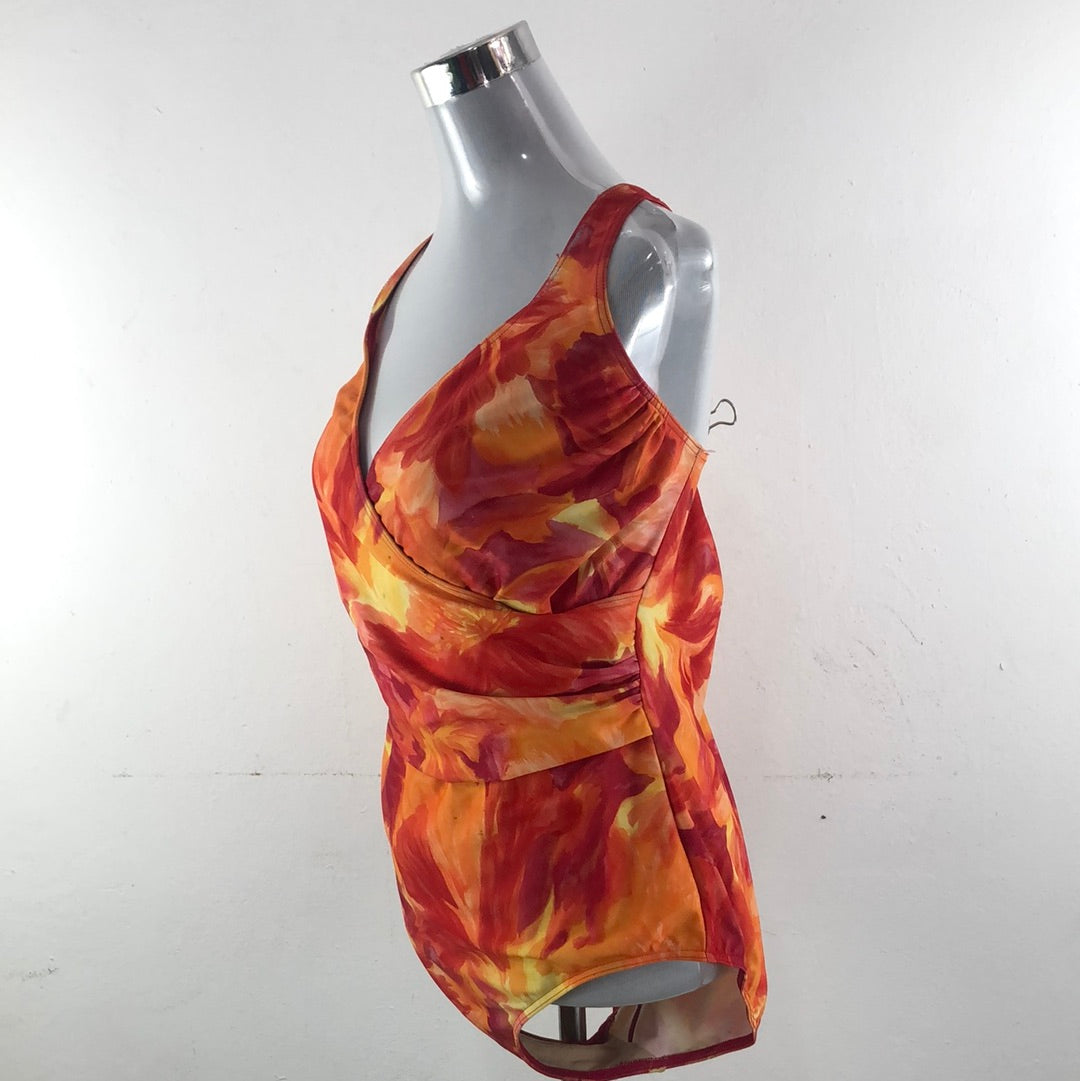 Traje de Baño Naranja Sun Streak