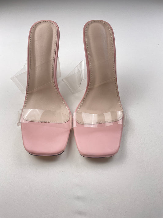 Zapatilla transparente