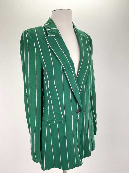 Chaqueta Verde de Rayas HM