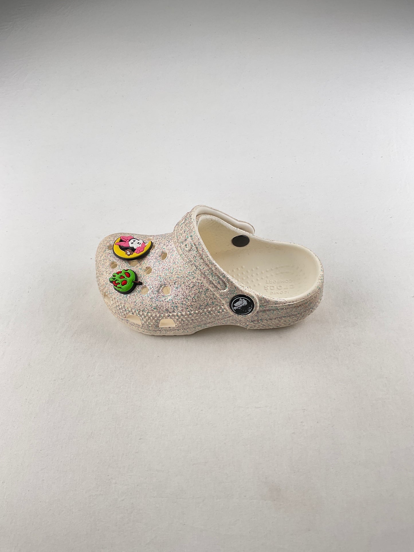 Sandalia Blanco de Brillo Crocs
