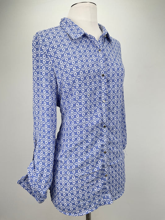 Camisa Azul claro Floral Victory Sports Wear