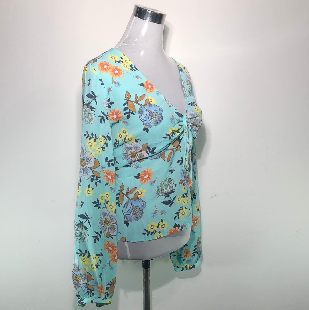 Blusa Verde de Flores Ana