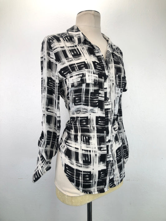 Camisa Blanco De cuadro Tart