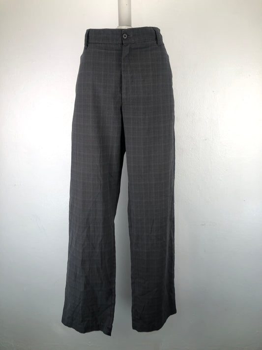 Pantalon Gris de Vestir Cuadro Izod