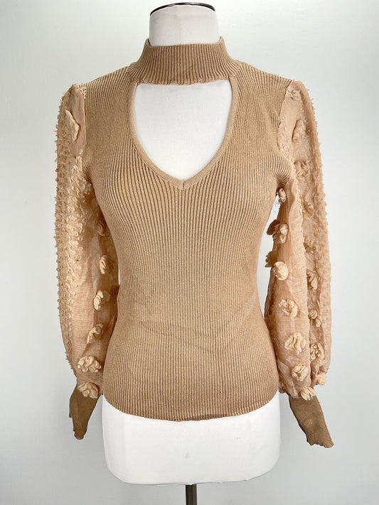 Blusa Crema Floral Almost Famous