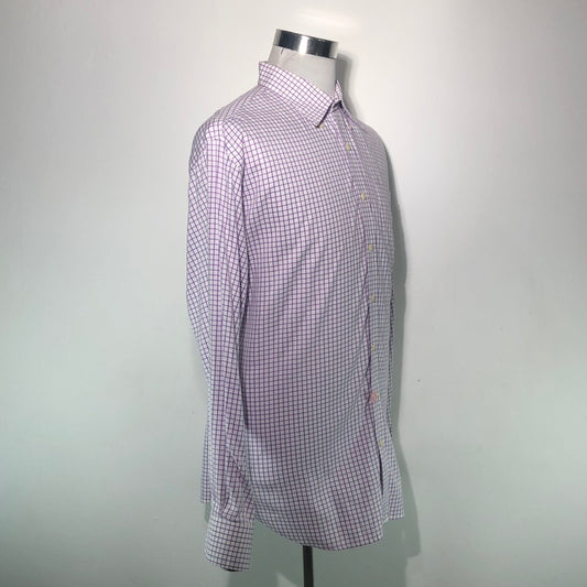 Camisa Blanco de Cuadro Peter Millar
