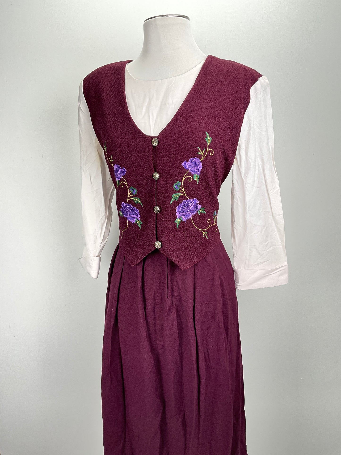 Vestido Rojo vino Miss Dorby