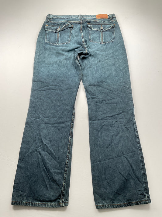 Pantalón Jeans Azul Straight