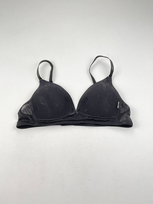 Brasier Negro Floral Delias