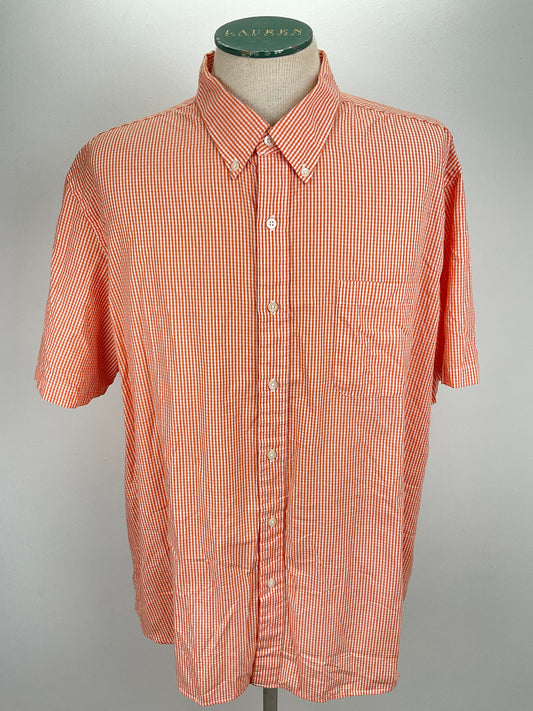 Camisa Naranja de Cuadro Saddlebred