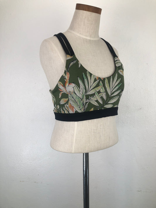 Blusita Verde Floral Deportivo Variangis