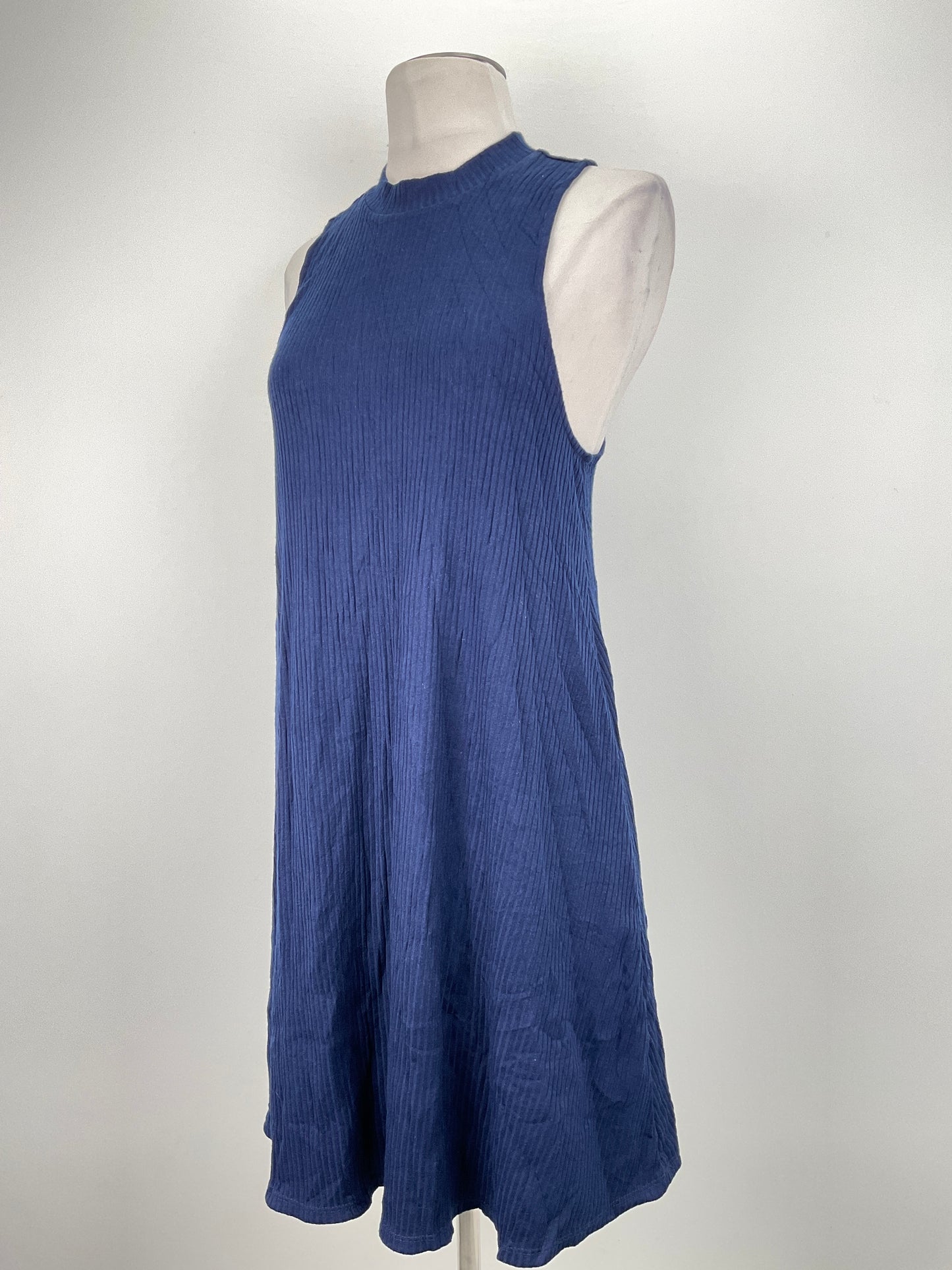 Vestido Azul marino de Rayas Forever 21