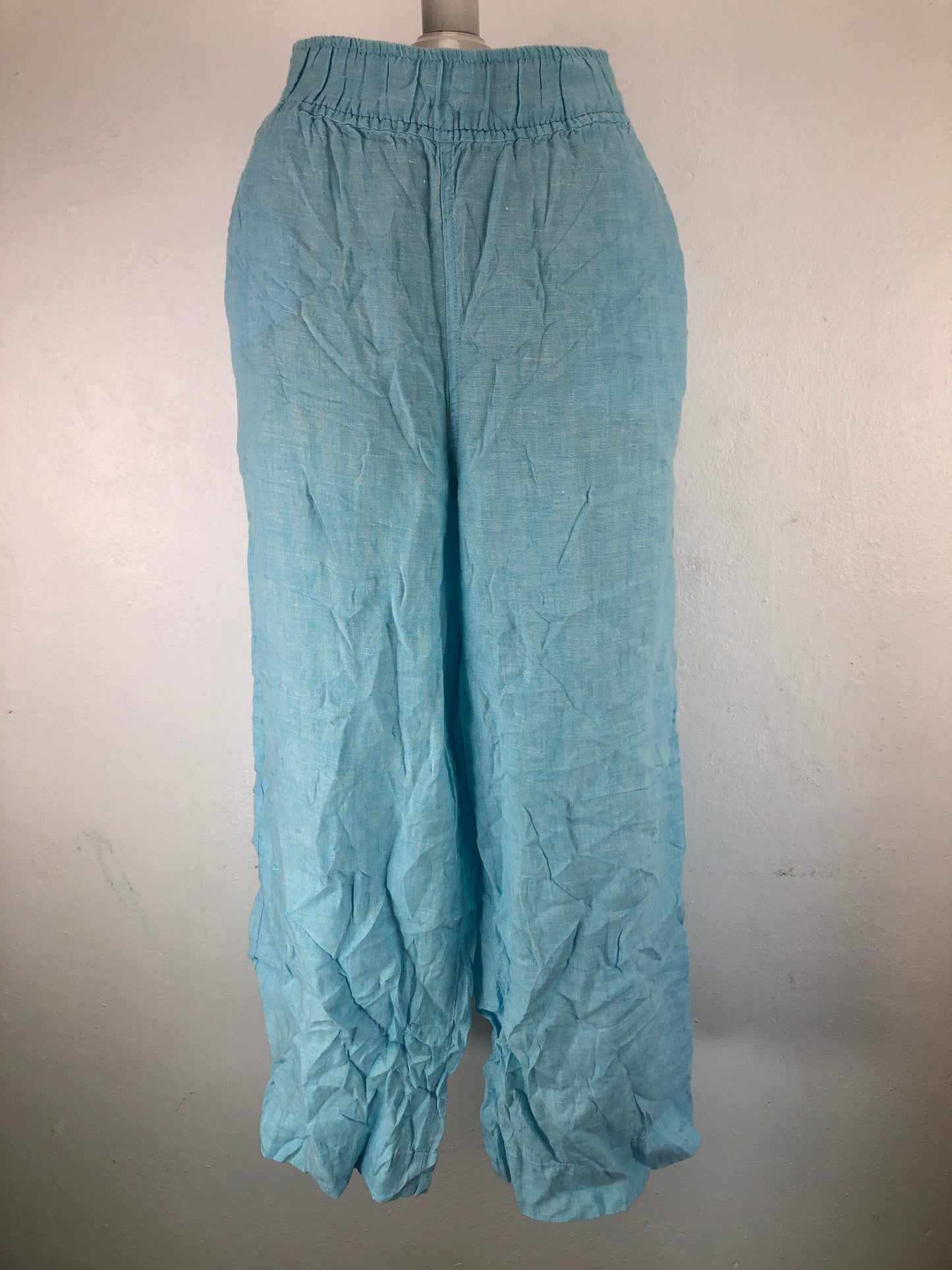 Pantalon de Vestir Azul claro Palazzo Tahari
