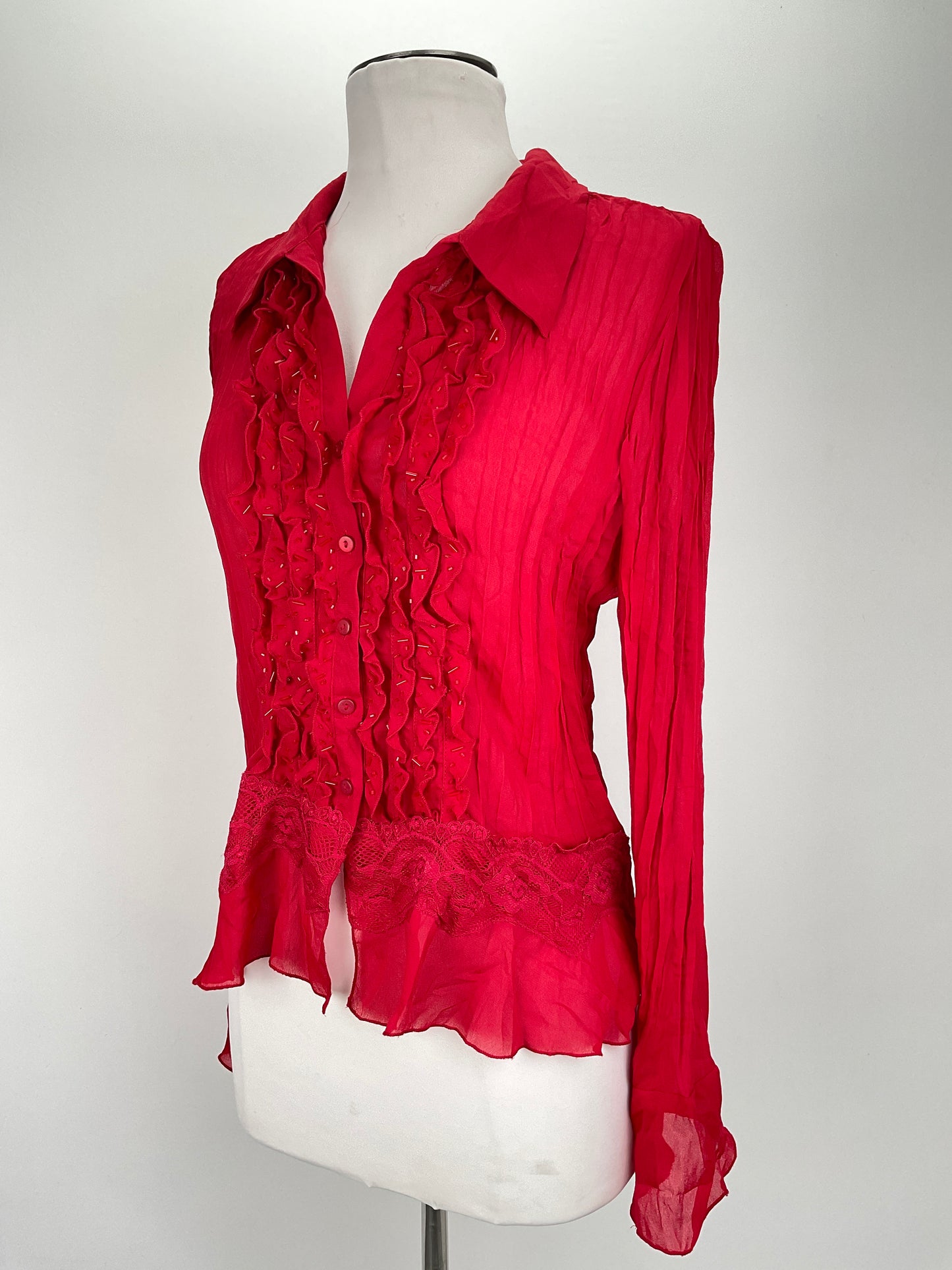 Camisa Rojo Floral Sunny Taylor