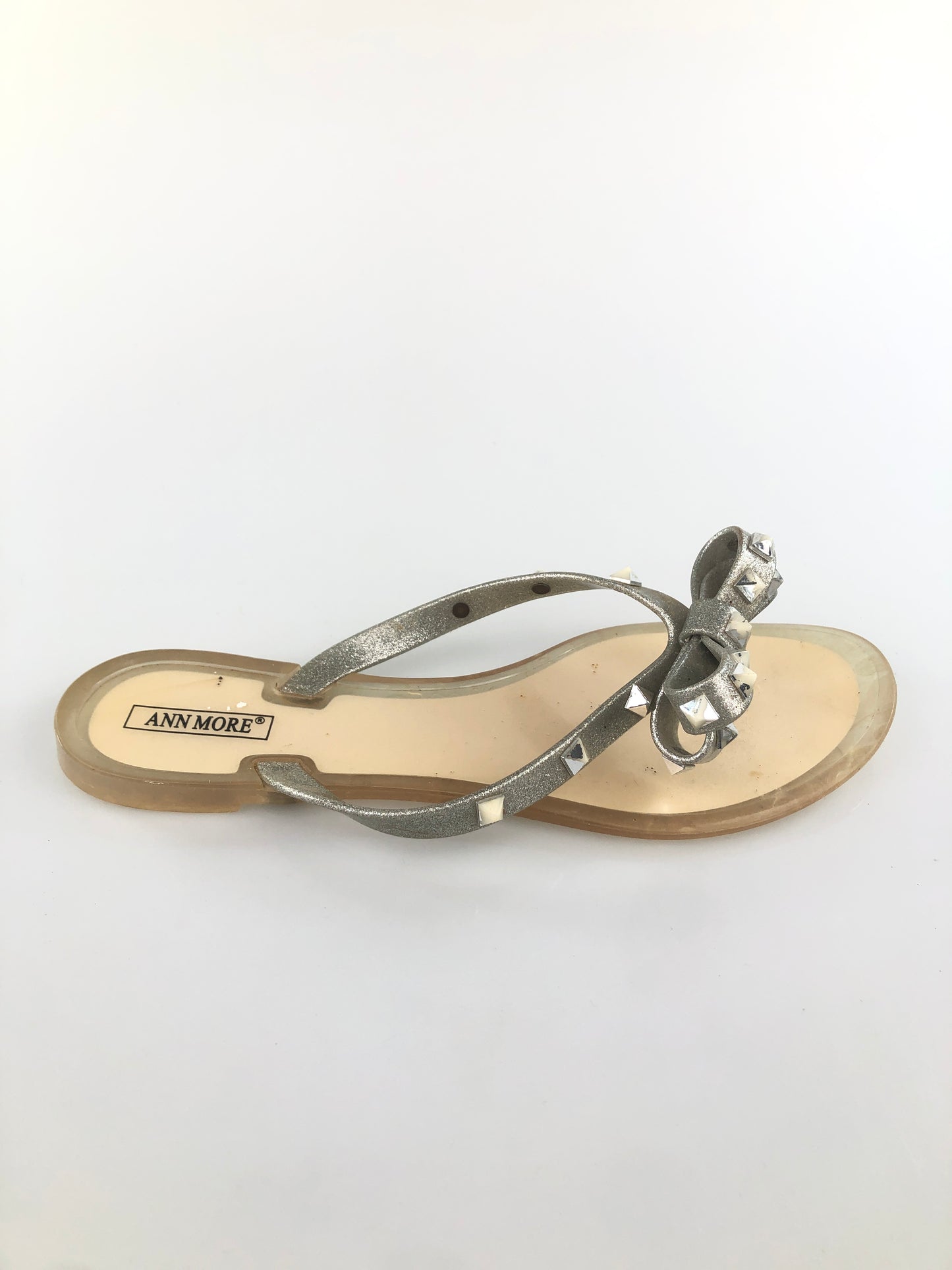 Sandalia Plateada Ann More