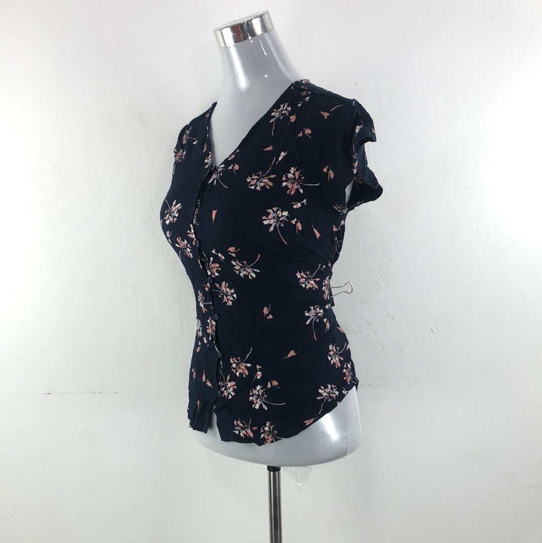 Blusa Azul Marino Liz Claiborne