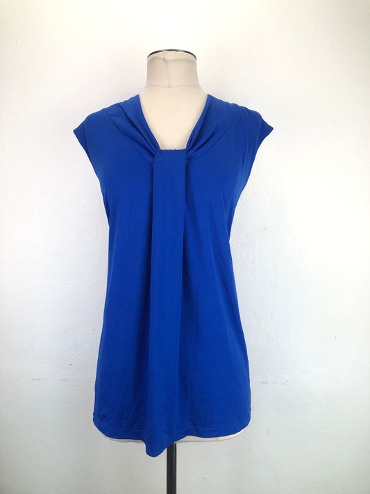 Blusa Azul Dana Buchman