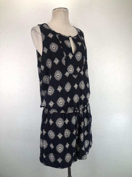 Enterizo Azul oscuro Floral Gibson