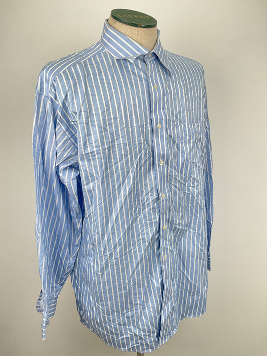 Camisa Azul claro de Rayas Round tree Yorke
